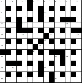 Blank solution grid
