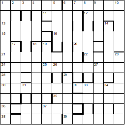 Blank puzzle grid